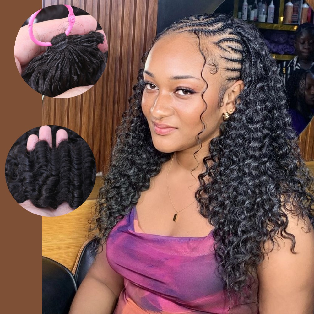 Hair Bundles - Cabello humano para hacer trenzas con