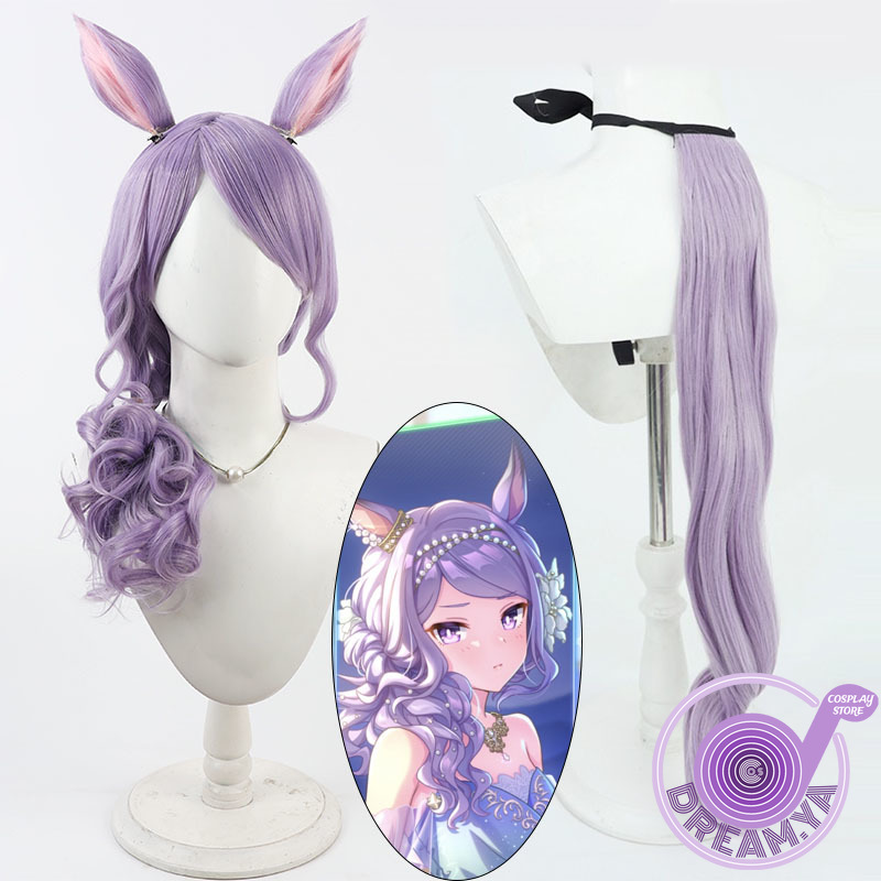 Synthetic Wigs - Mejiro-Peluca de Cosplay Umamusume Pretty Derby,