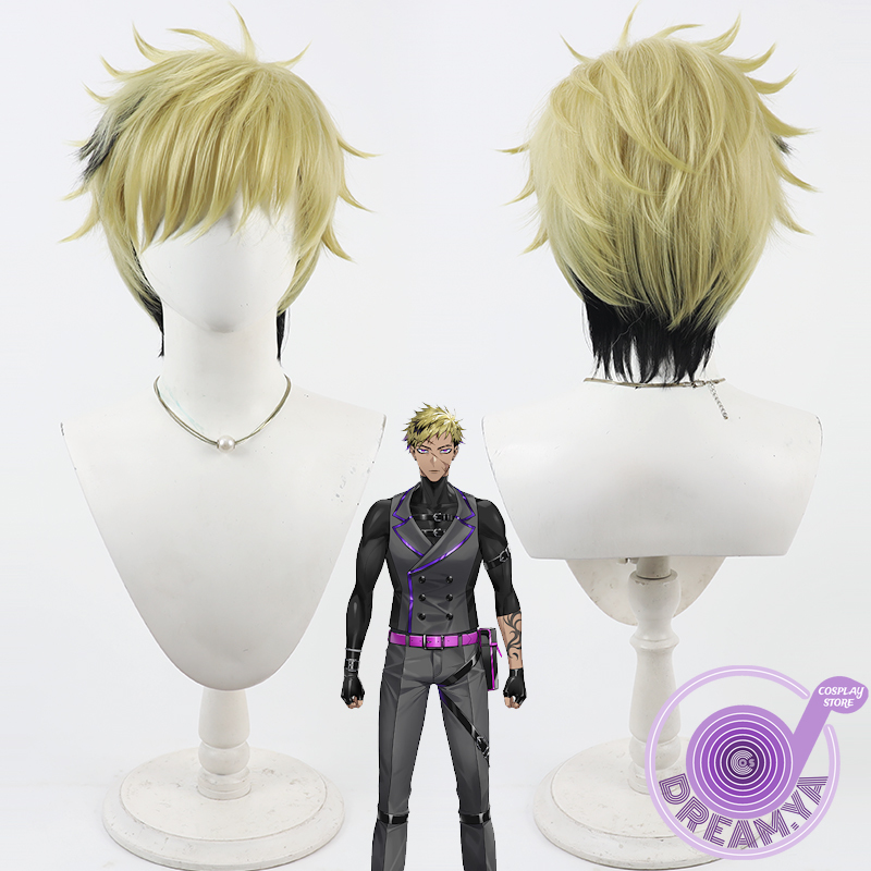 Synthetic Wigs - Vantacrow Bringer-Peluca de Cosplay Vtuber, pelo