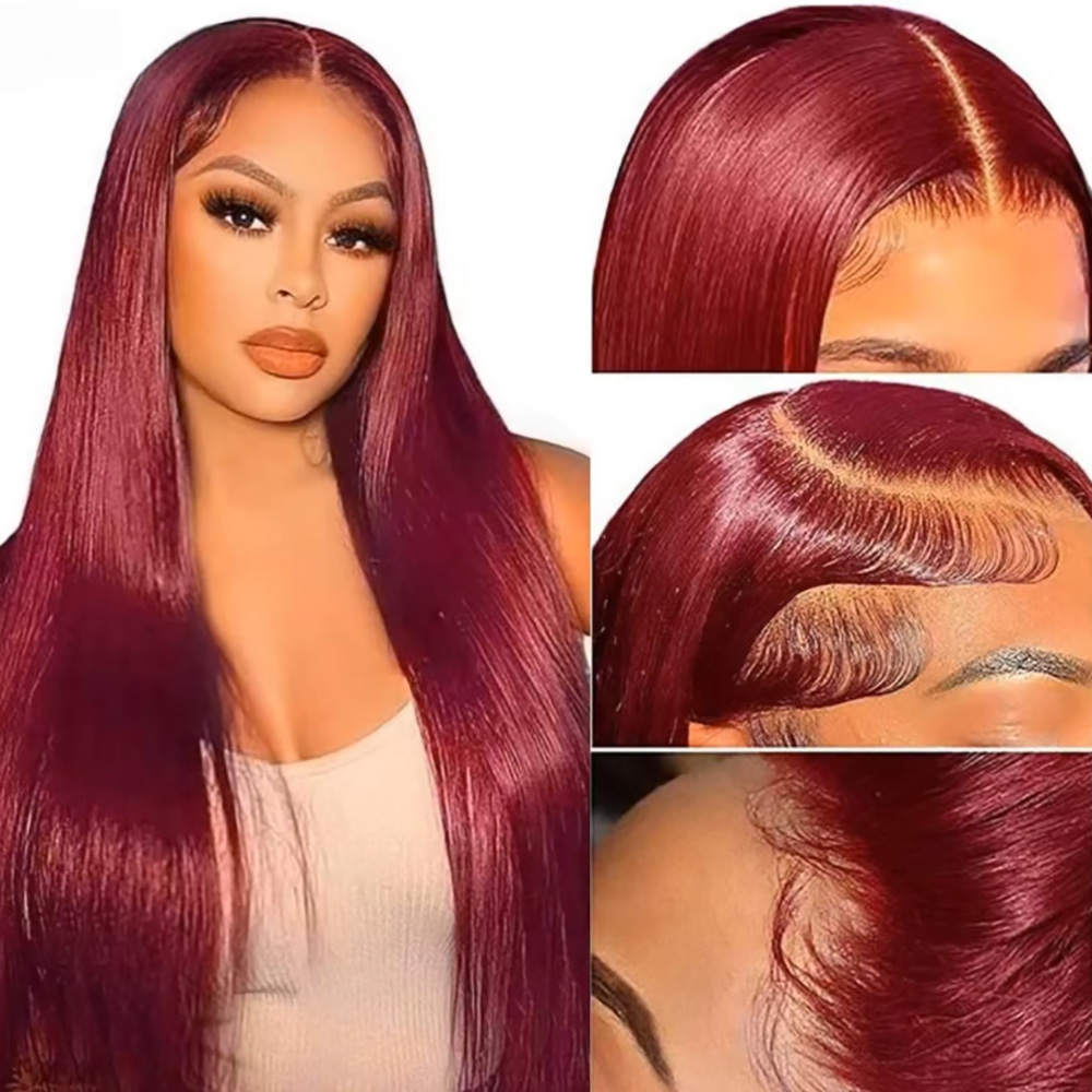 Peluca de cabello humano liso  - Lace Front Wigs reseña y precio