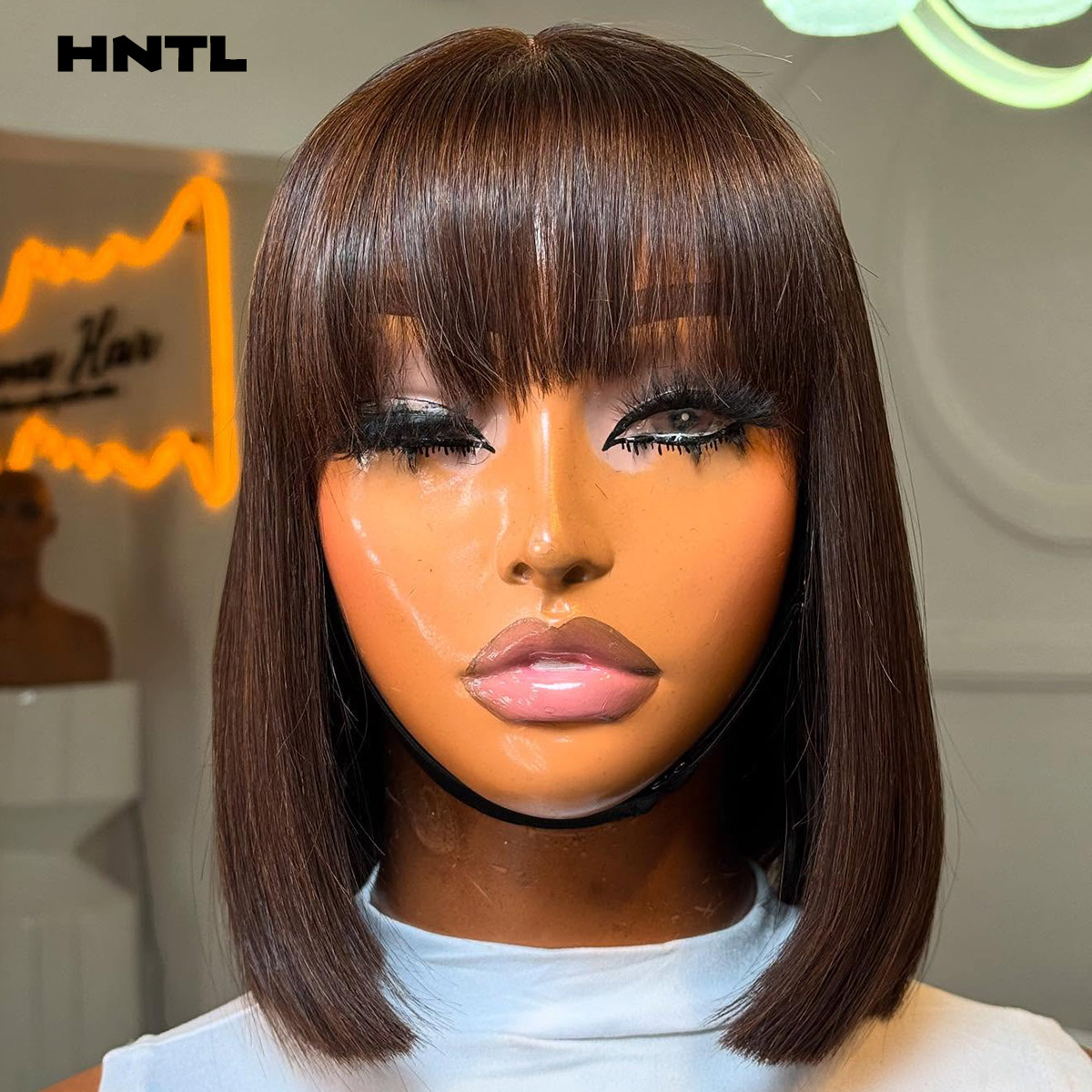 Peluca sin pegamento Wear & Go - Pre Parted 13X4 Lace Front Bob Wig reseña y precio