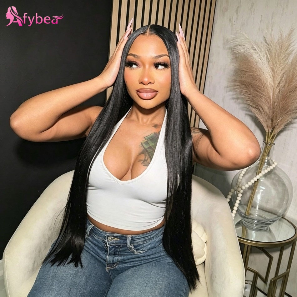 Pelucas de Cabello Humano Liso - Hd Lace Frontal Wig Human Hair Pre Plucked reseña y precio