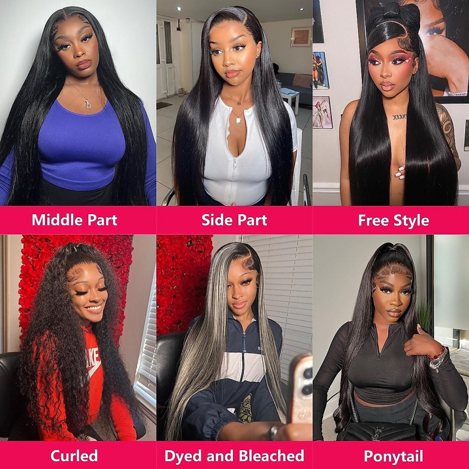 Pelucas de Cabello Humano Liso - Hd Lace Frontal Wig Human Hair Pre Plucked reseña y precio