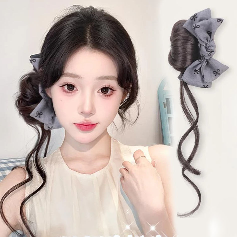 Extensión de moño de pelo sint - Claw Clip Messy Bun Hair Piece reseña y precio