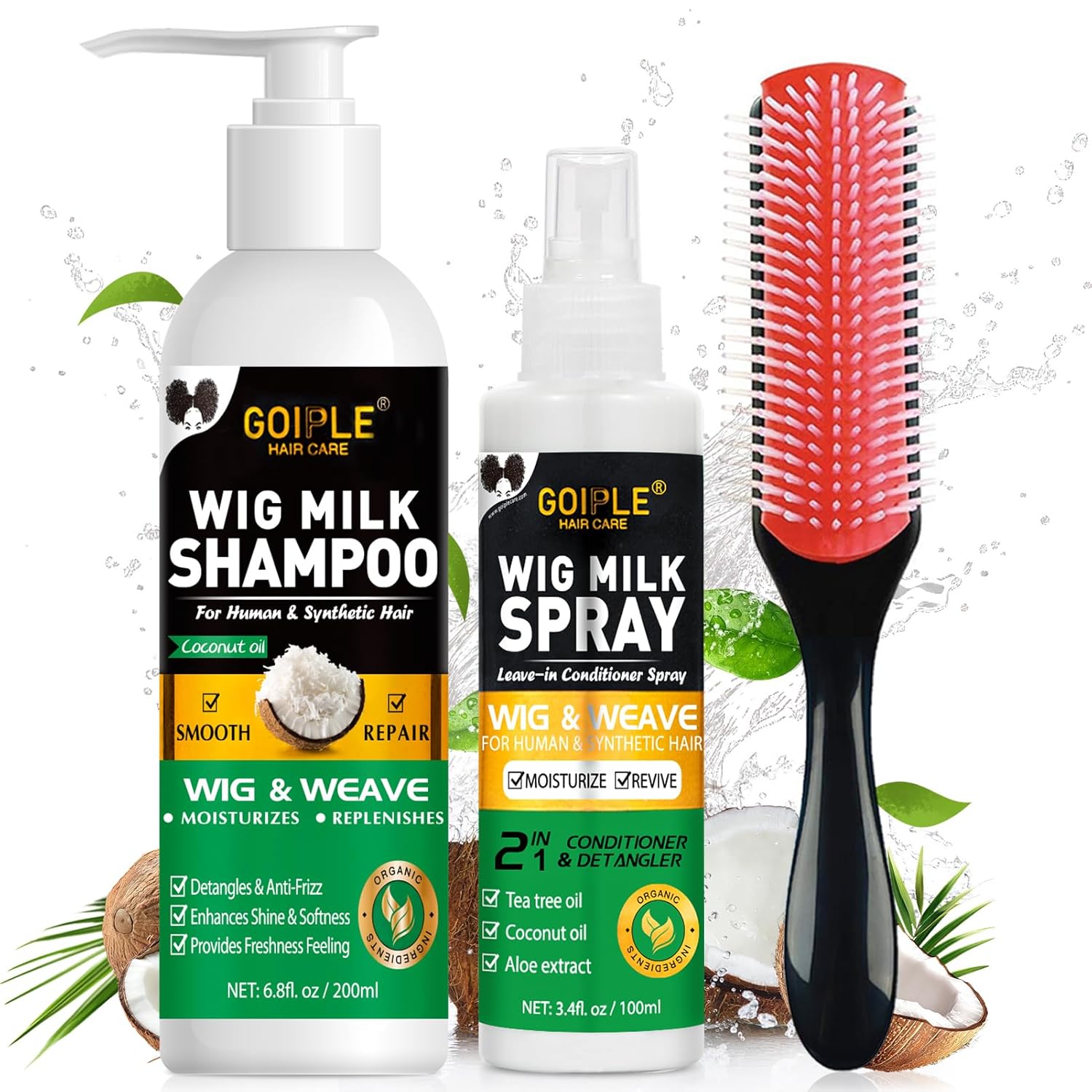 Kit de Cuidado de Pelucas 3 en - Synthetic Wigs reseña y precio