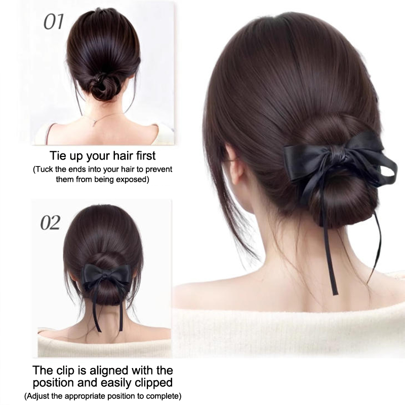 Postizo de moño bajo sintético - Claw Clip Messy Bun Hair Piece reseña y precio