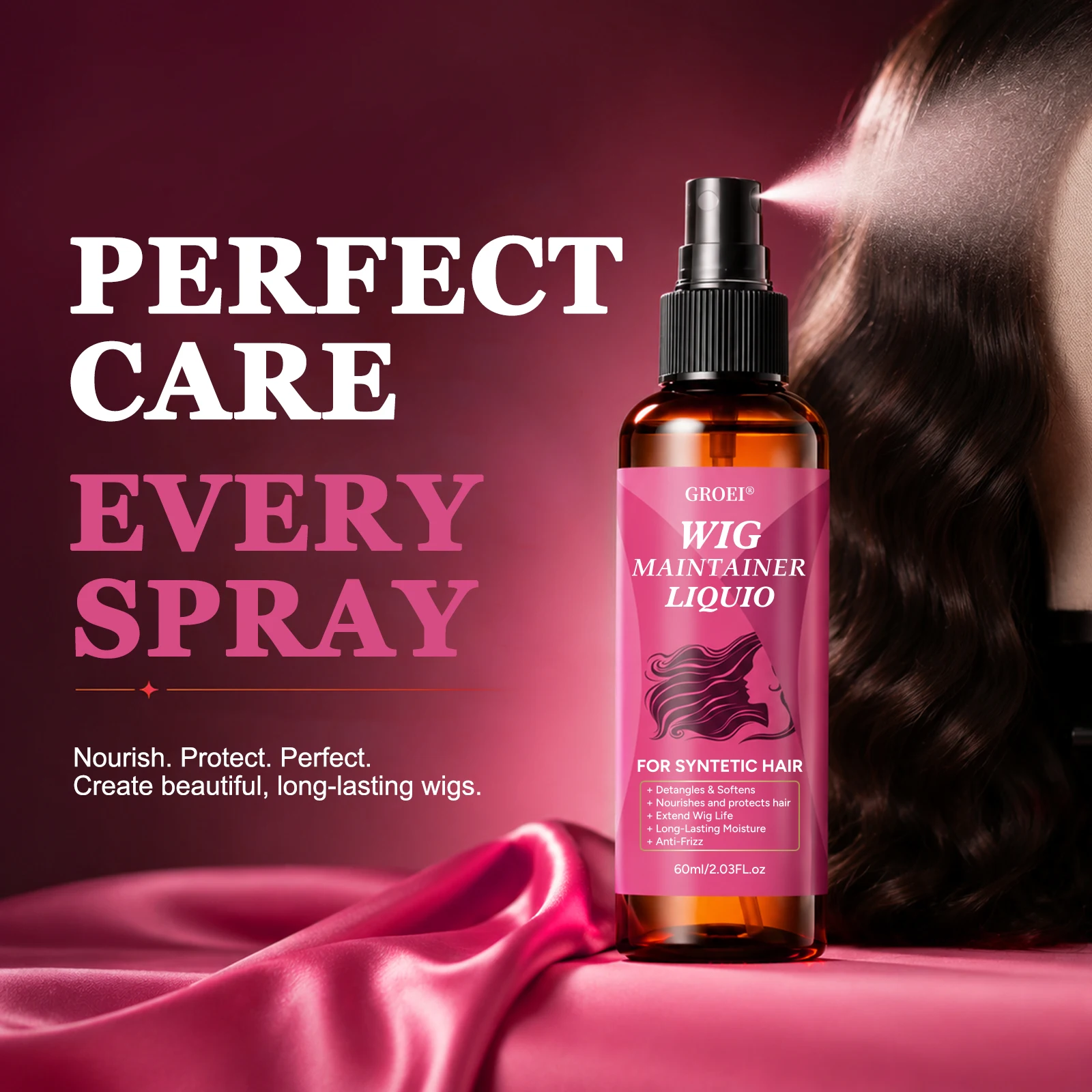 Spray Mantenedor de Pelucas An - Synthetic Wigs reseña y precio