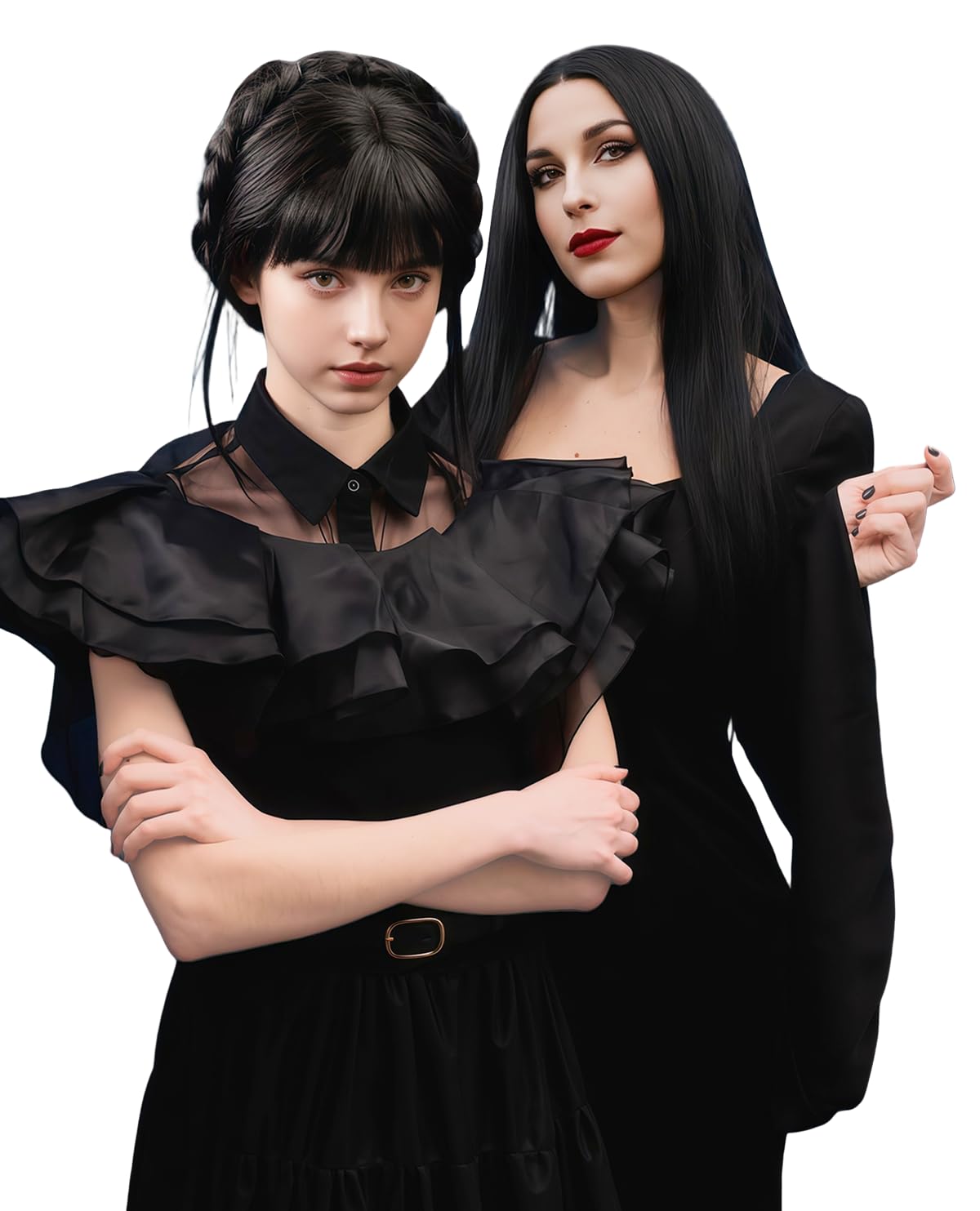 Peluca negra larga sintética p - Synthetic Braided Wigs For Black Women reseña y precio