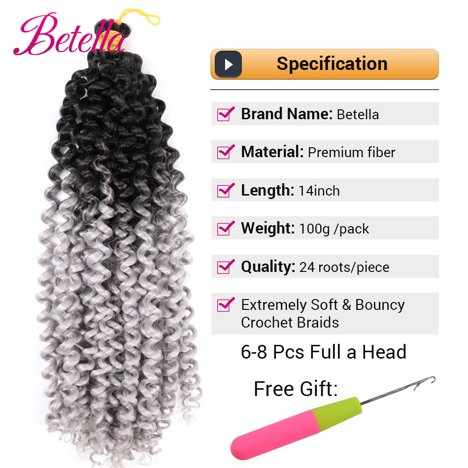 Extensiones de Cabello Sintéti - Water Wave Bulk Human Hair For Braiding reseña y precio