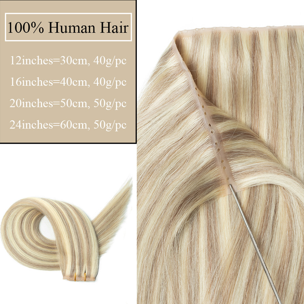 Extensiones de cabello humano  - Invisible Tape In Extensions Real Hair reseña y precio