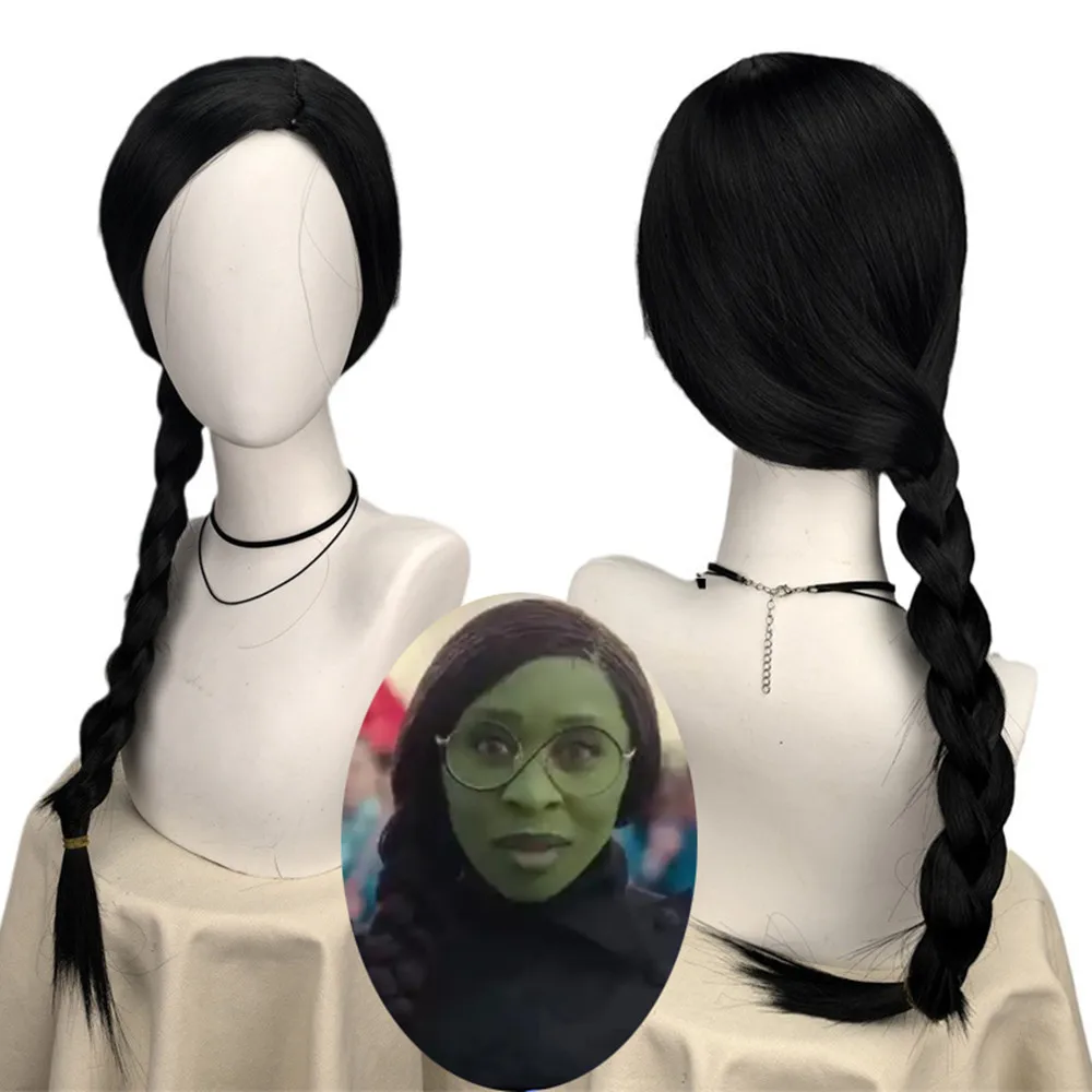 Pelucas Wicked Elphaba para mu - Synthetic Braided Wigs For Black Women reseña y precio