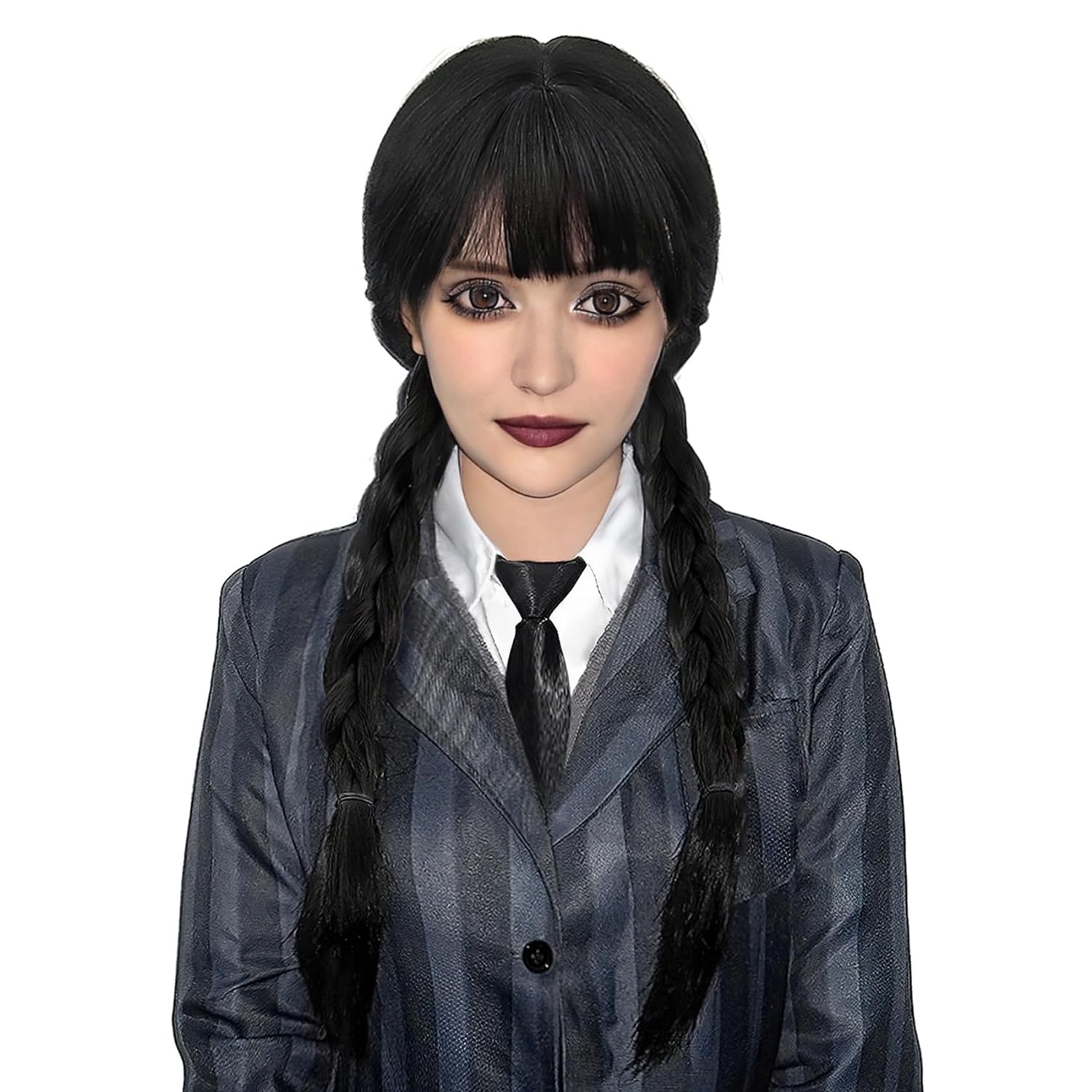 Peluca trenzada negra larga pa - Synthetic Braided Wigs For Black Women reseña y precio