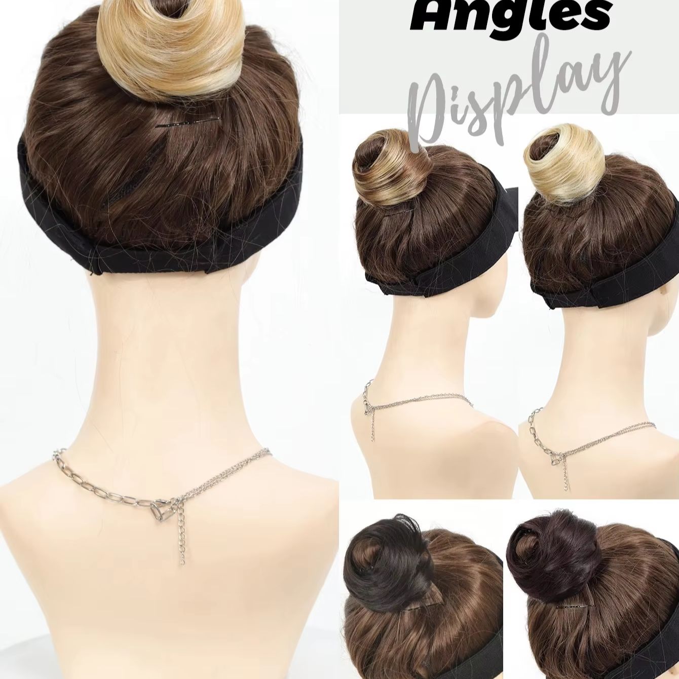 Pinza de pelo sintética mini p - Claw Clip Messy Bun Hair Piece reseña y precio